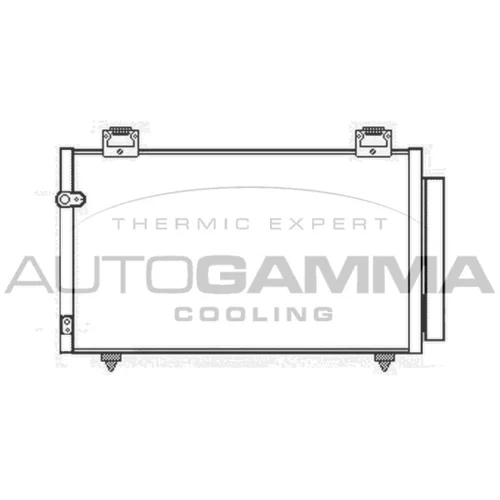 Kondenzátor klimatizácie AUTOGAMMA 105256