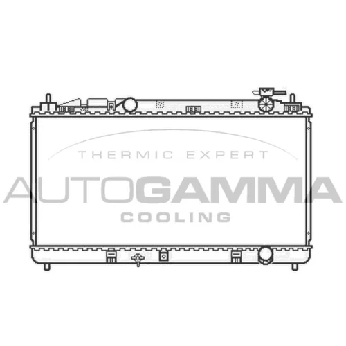 Chladič motora 105922 /AUTOGAMMA/