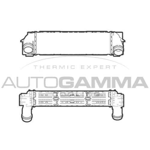 Chladič plniaceho vzduchu AUTOGAMMA 107306