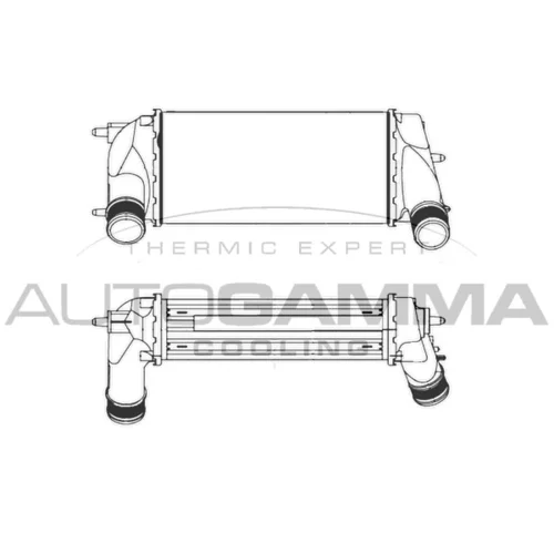 Chladič plniaceho vzduchu AUTOGAMMA 107416