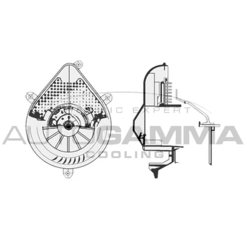 Vnútorný ventilátor AUTOGAMMA GA32005
