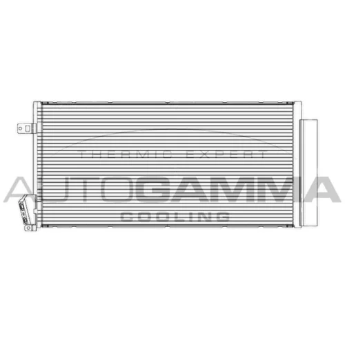 Kondenzátor klimatizácie AUTOGAMMA 105601