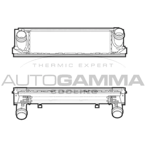 Chladič plniaceho vzduchu AUTOGAMMA 107300