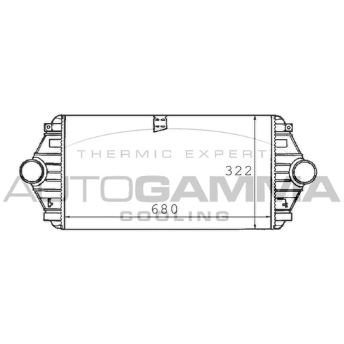 Chladič plniaceho vzduchu AUTOGAMMA 101491