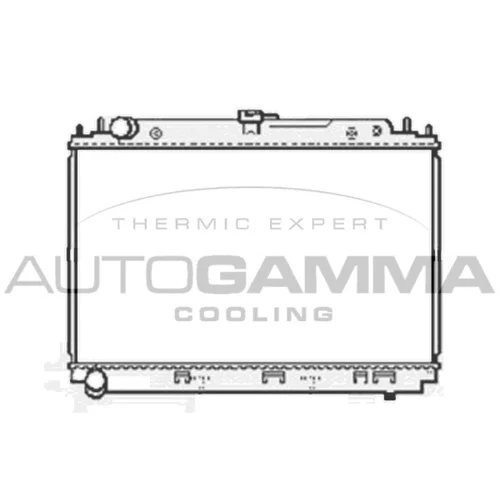 Chladič motora 104861 /AUTOGAMMA/
