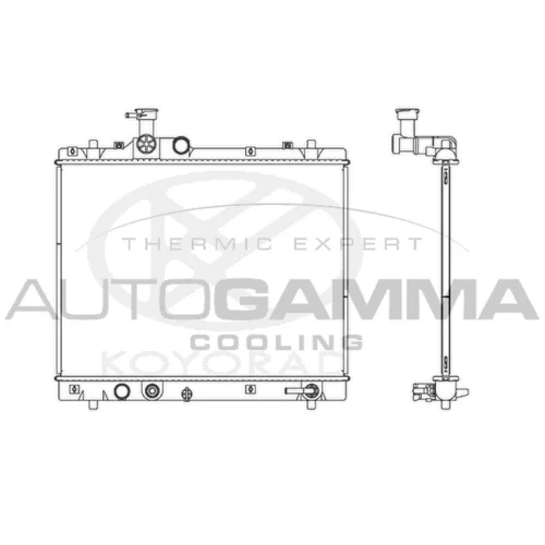 Chladič motora AUTOGAMMA 107463