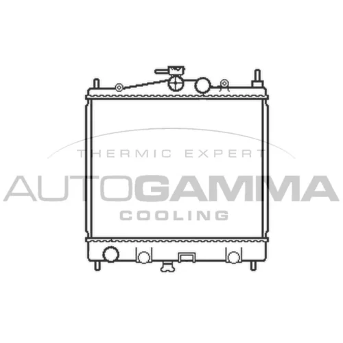 Chladič motora AUTOGAMMA 103382