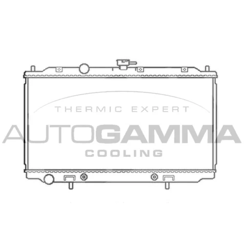 Chladič motora 103501 /AUTOGAMMA/