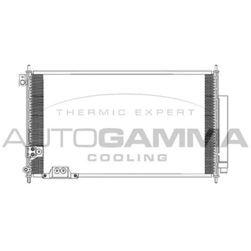 Kondenzátor klimatizácie AUTOGAMMA 104900