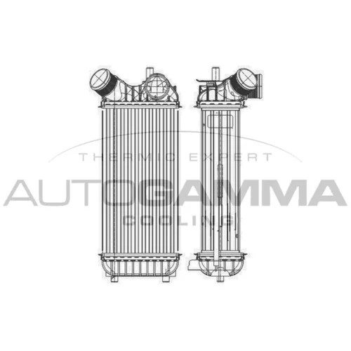 Chladič plniaceho vzduchu AUTOGAMMA 105911