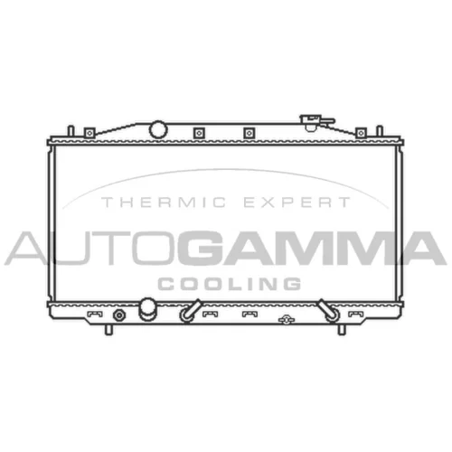 Chladič motora AUTOGAMMA 105407