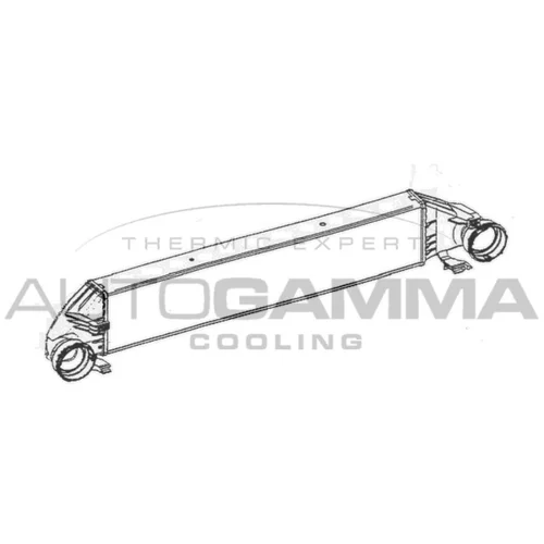 Chladič plniaceho vzduchu AUTOGAMMA 105558