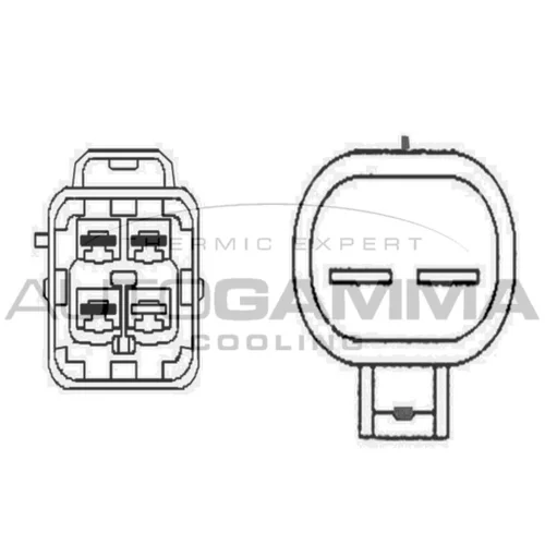 Ventilátor chladenia motora GA220618 /AUTOGAMMA/ - obr. 1