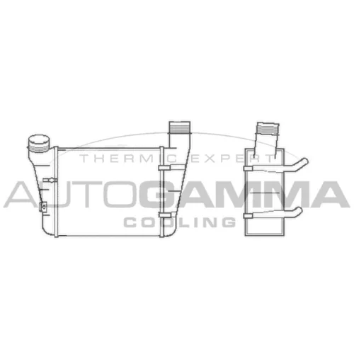 Chladič plniaceho vzduchu AUTOGAMMA 102986