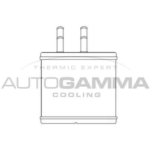 Výmenník tepla vnútorného kúrenia 105269 /AUTOGAMMA/