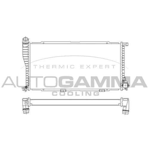 Chladič motora AUTOGAMMA 101392
