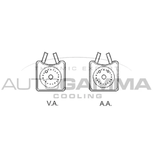 Chladič motorového oleja AUTOGAMMA 102490