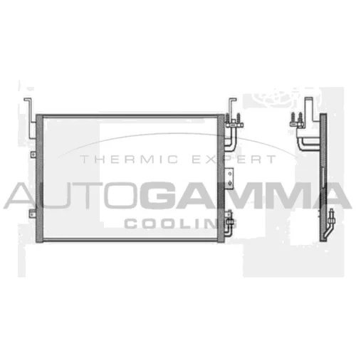 Kondenzátor klimatizácie 103937 /AUTOGAMMA/