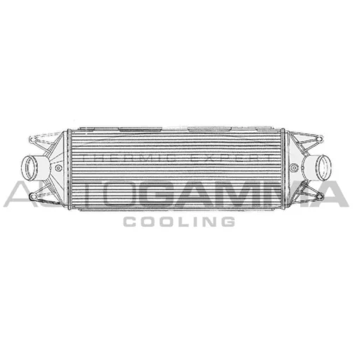 Chladič plniaceho vzduchu 105472 /AUTOGAMMA/