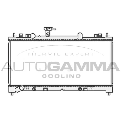 Chladič motora AUTOGAMMA 107039