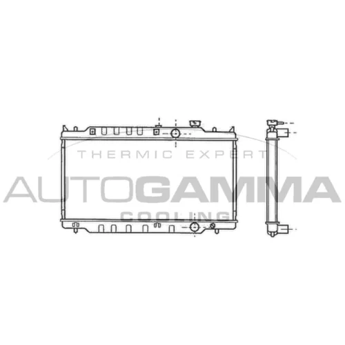 Chladič motora AUTOGAMMA 102139