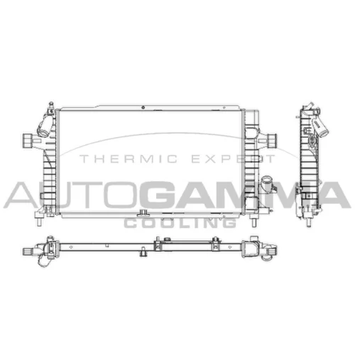 Chladič motora AUTOGAMMA 103630