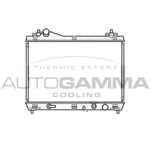 Chladič motora AUTOGAMMA 105136