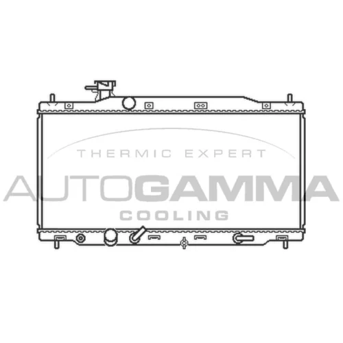 Chladič motora AUTOGAMMA 105486