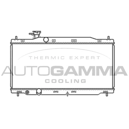 Chladič motora AUTOGAMMA 105792