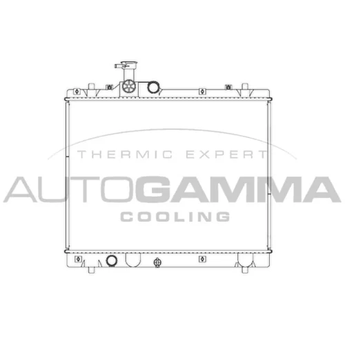 Chladič motora AUTOGAMMA 107282