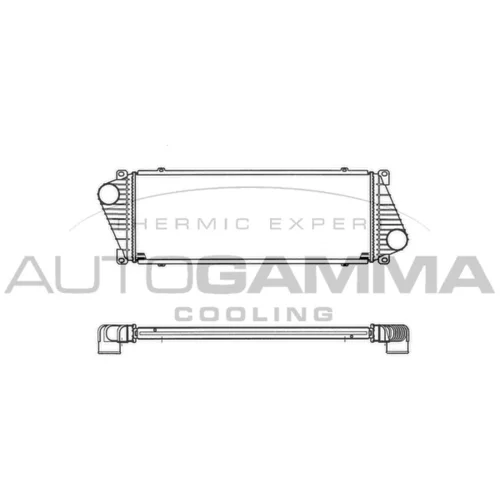 Chladič plniaceho vzduchu AUTOGAMMA 103048