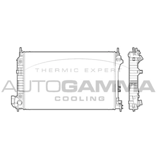 Chladič motora AUTOGAMMA 103238