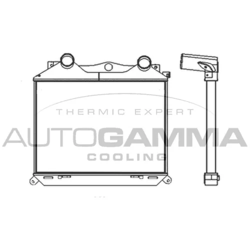Chladič plniaceho vzduchu AUTOGAMMA 404610