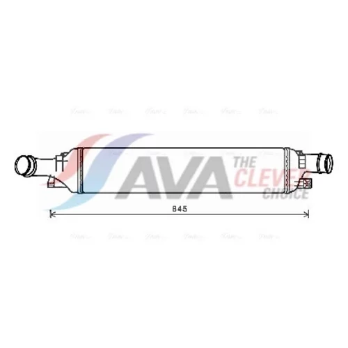 Chladič plniaceho vzduchu AI4358 (AVA QUALITY COOLING)