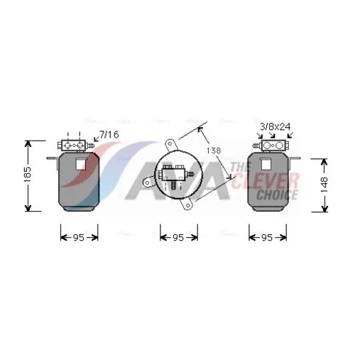 vysúšač klimatizácie AVA QUALITY COOLING BWD028