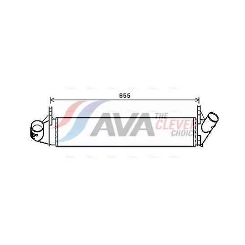 Chladič plniaceho vzduchu AVA QUALITY COOLING DAA4006