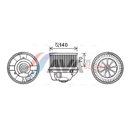 Vnútorný ventilátor FD8496 (AVA QUALITY COOLING)