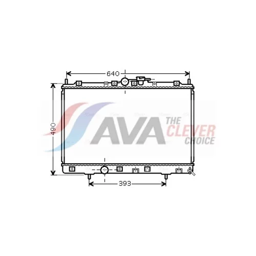 Chladič motora MT2169 (AVA QUALITY COOLING)