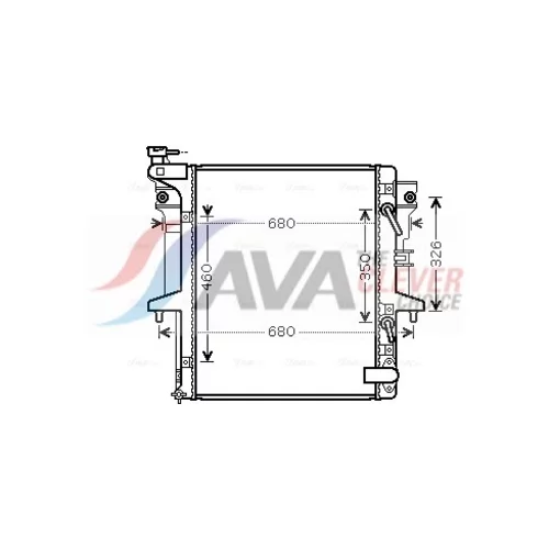Chladič motora AVA QUALITY COOLING MT2205