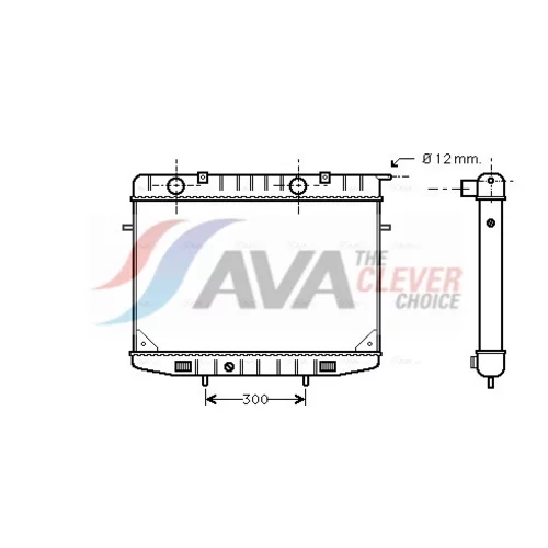 Chladič motora AVA QUALITY COOLING OL2188