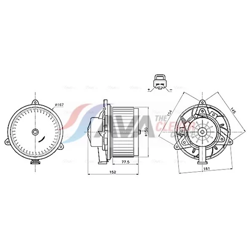 Vnútorný ventilátor AVA QUALITY COOLING OL8752