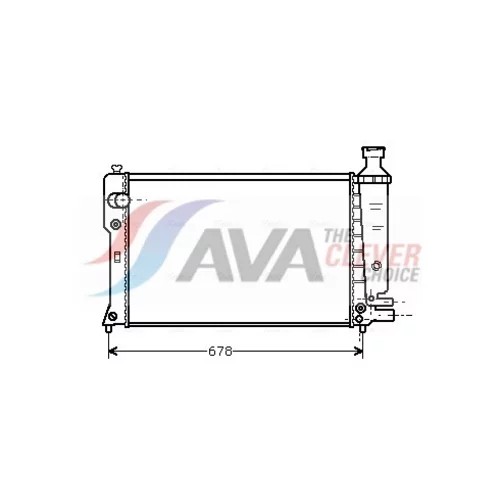 Chladič motora AVA QUALITY COOLING PE2097
