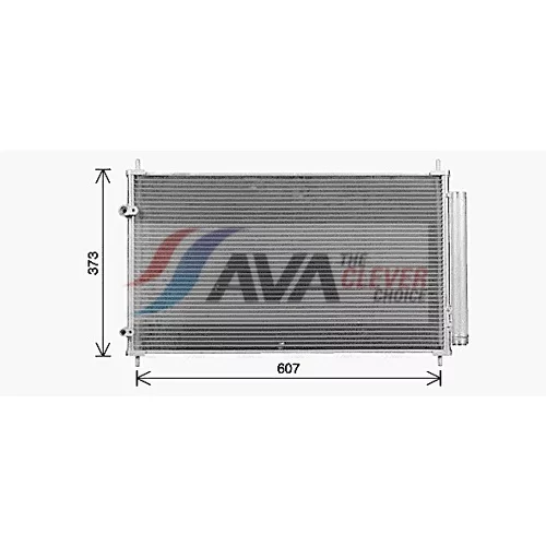 Kondenzátor klimatizácie AVA QUALITY COOLING TO5773D