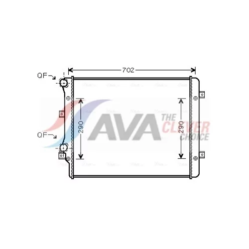 Chladič motora AVA QUALITY COOLING VN2207
