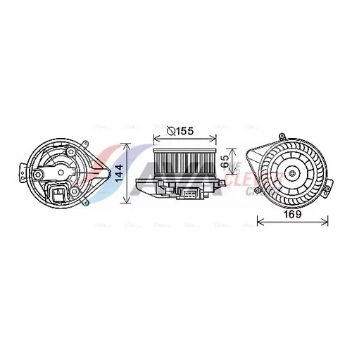 Vnútorný ventilátor AI8371 (AVA QUALITY COOLING)