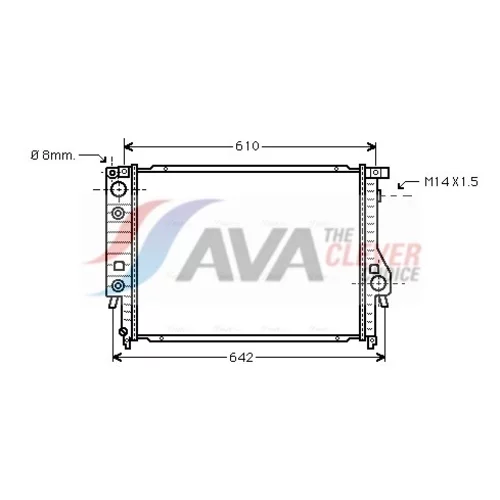 Chladič motora AVA QUALITY COOLING BW2048