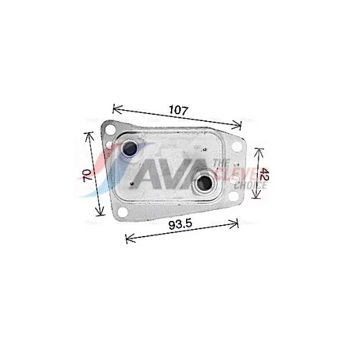 Chladič motorového oleja CN3327 (AVA QUALITY COOLING) - obr. 2