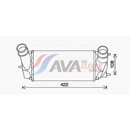 Chladič plniaceho vzduchu AVA QUALITY COOLING FD4648