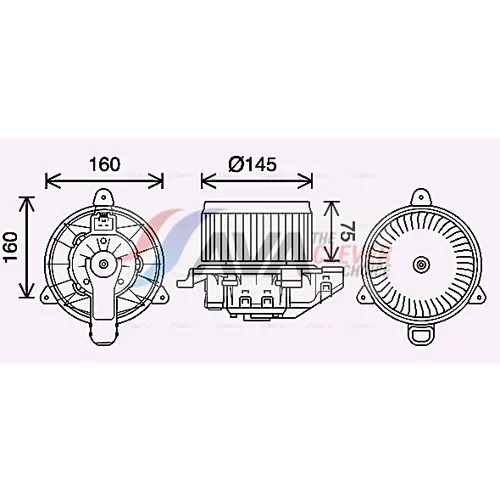 Vnútorný ventilátor AVA QUALITY COOLING FD8626