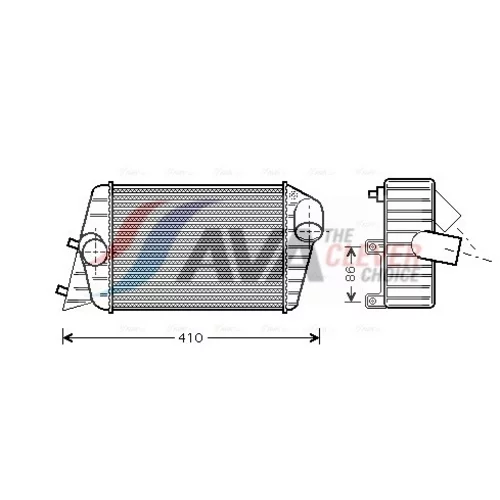 Chladič plniaceho vzduchu FT4252 (AVA QUALITY COOLING)
